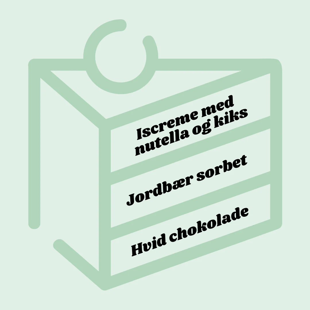 Nutella, jordbær og hvid chokolade islagkage - Image 4